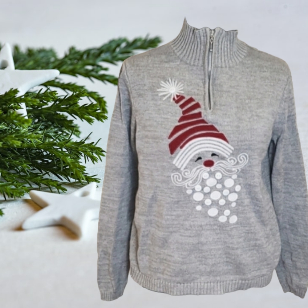 NorthStyle Saint Nick Sweater in Gray Size S/P